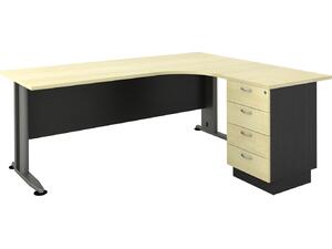 Γραφείο επαγγελματικής χρήσης Superior Compact - δεξιά γωνία 180x70x75 / 150x60x75cm [Ε-00019945] ΕΟ995 - Ανακάλυψε ποιοτικά και μοντέρνα Έπιπλα και Γραφεία για όλους τους χώρους από το Oikonomou-shop.